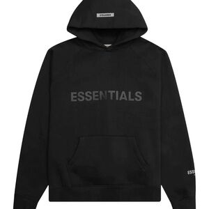 Essentials Men's Black Hoodie